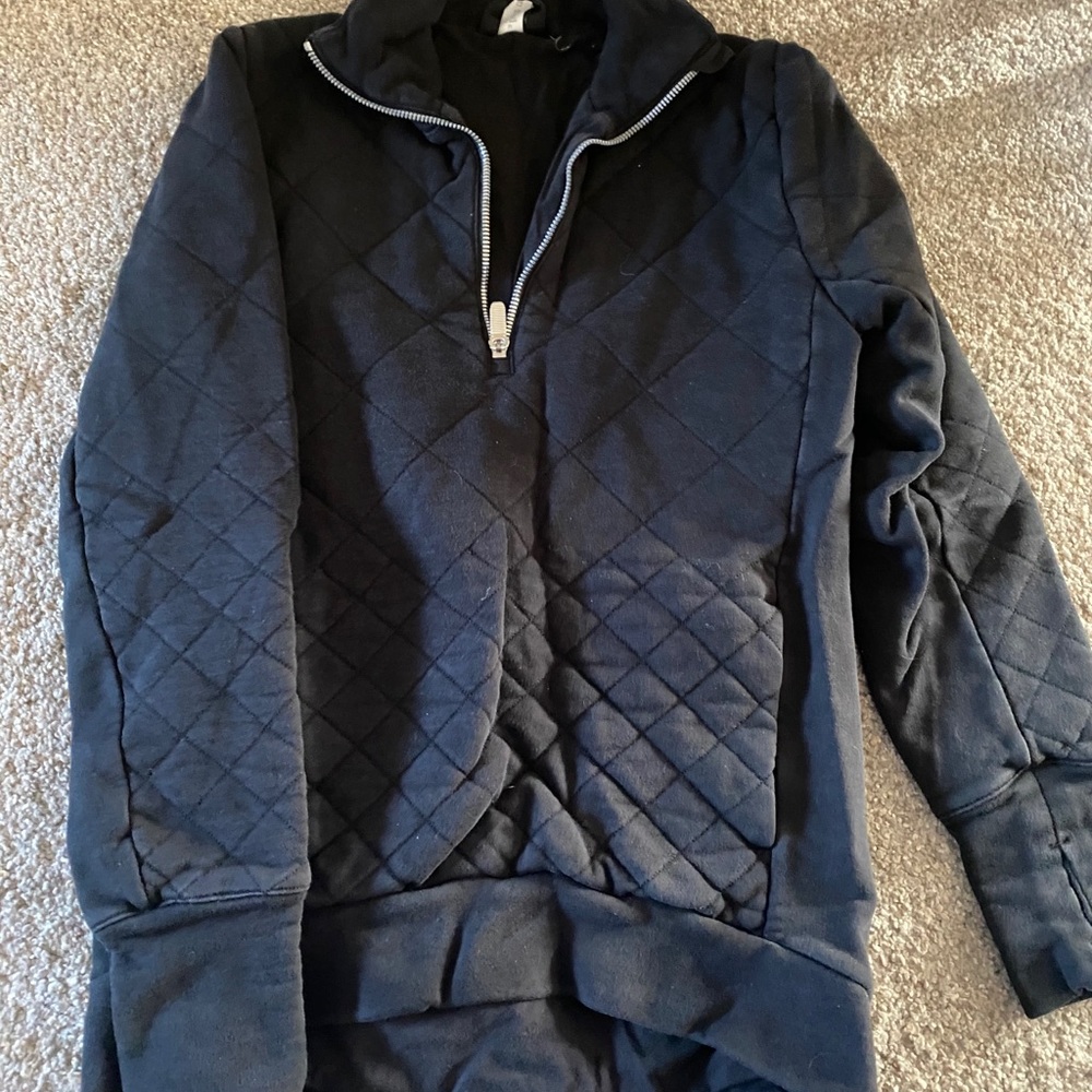 LULULEMON QUILTED 1/4 ZIP SWEATSHIRT